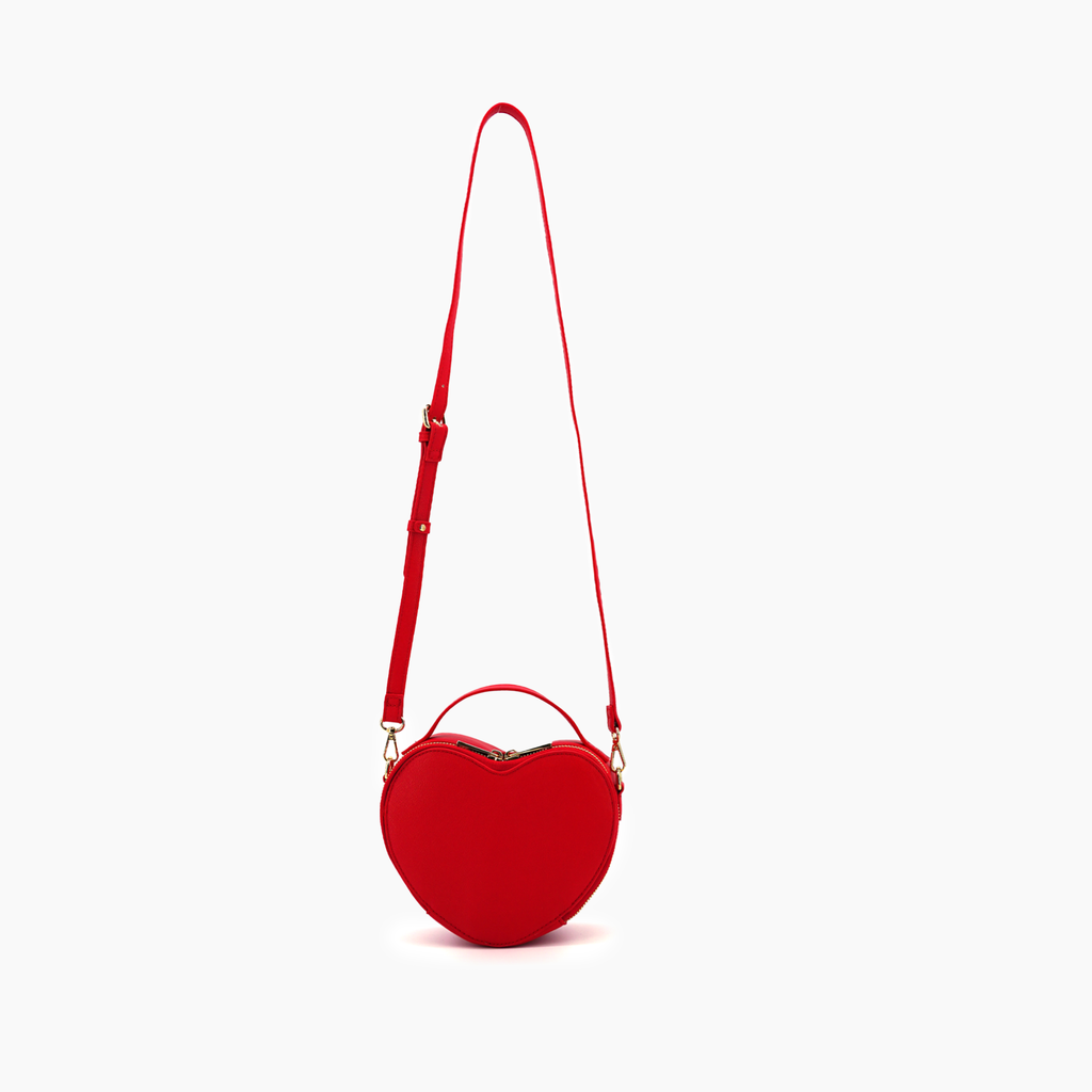 Mini Heart Breaker Crossbody Bag Red