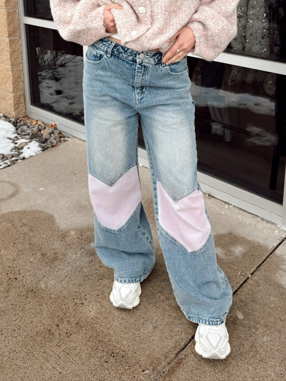 Heart Washed Denim