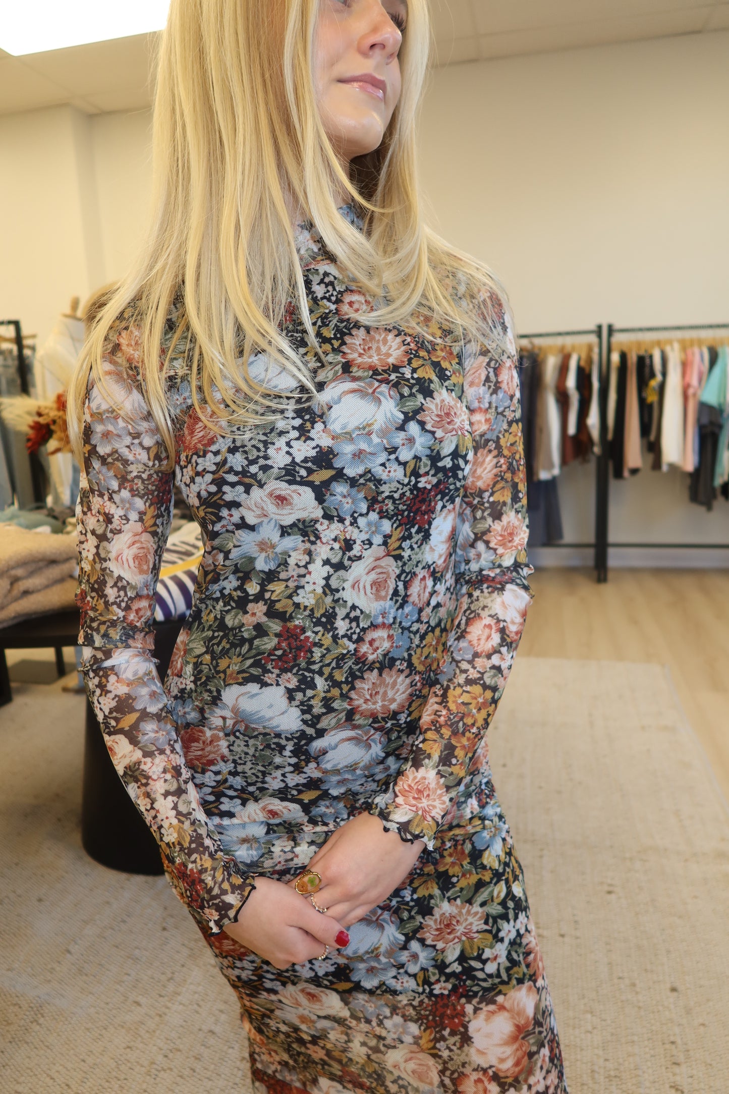 Floral Midi Dress