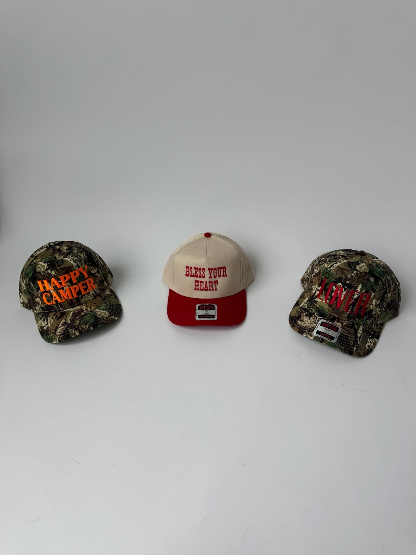 Happy Camper Camo Hat