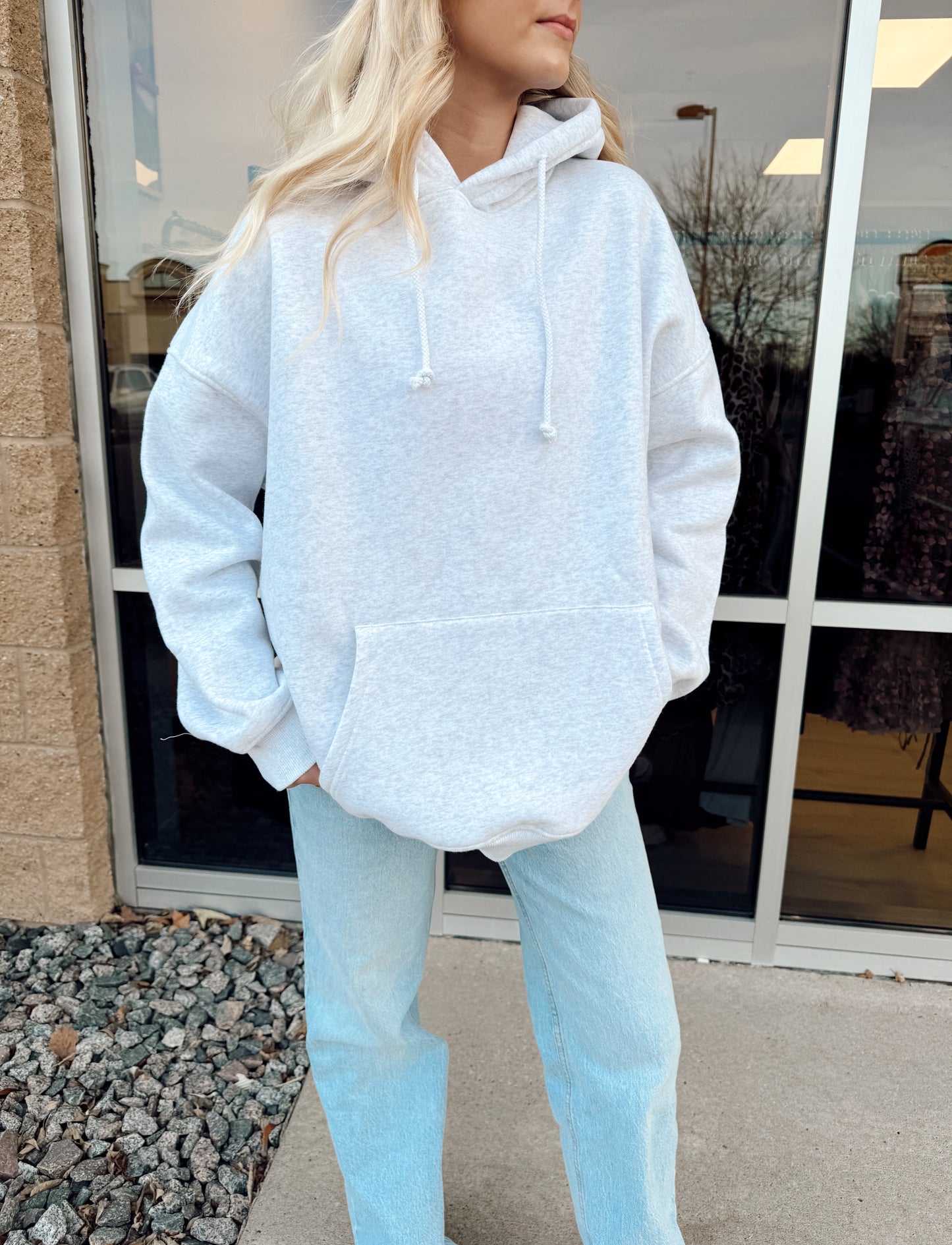 Heather Grey Hoodie