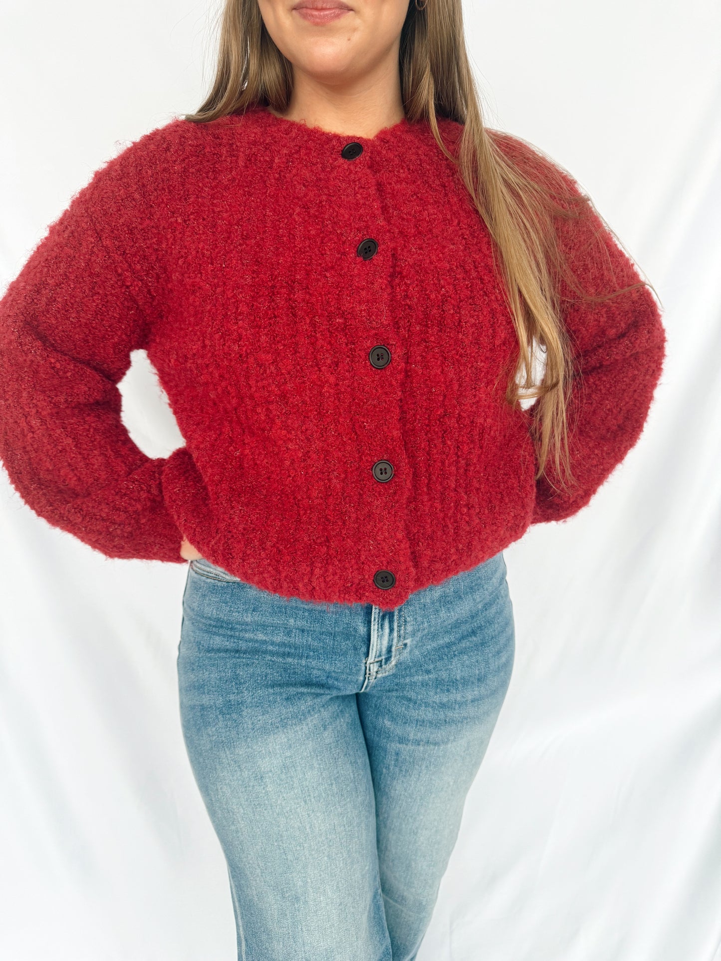 Cherry Cardigan Sweater
