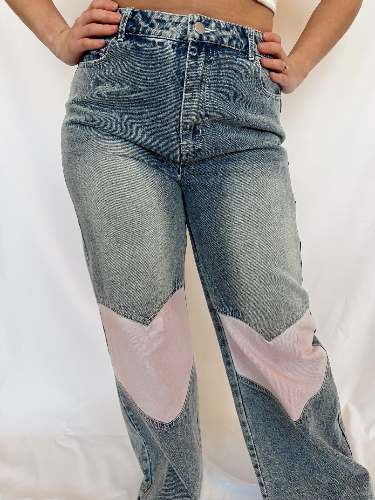 Heart Washed Denim