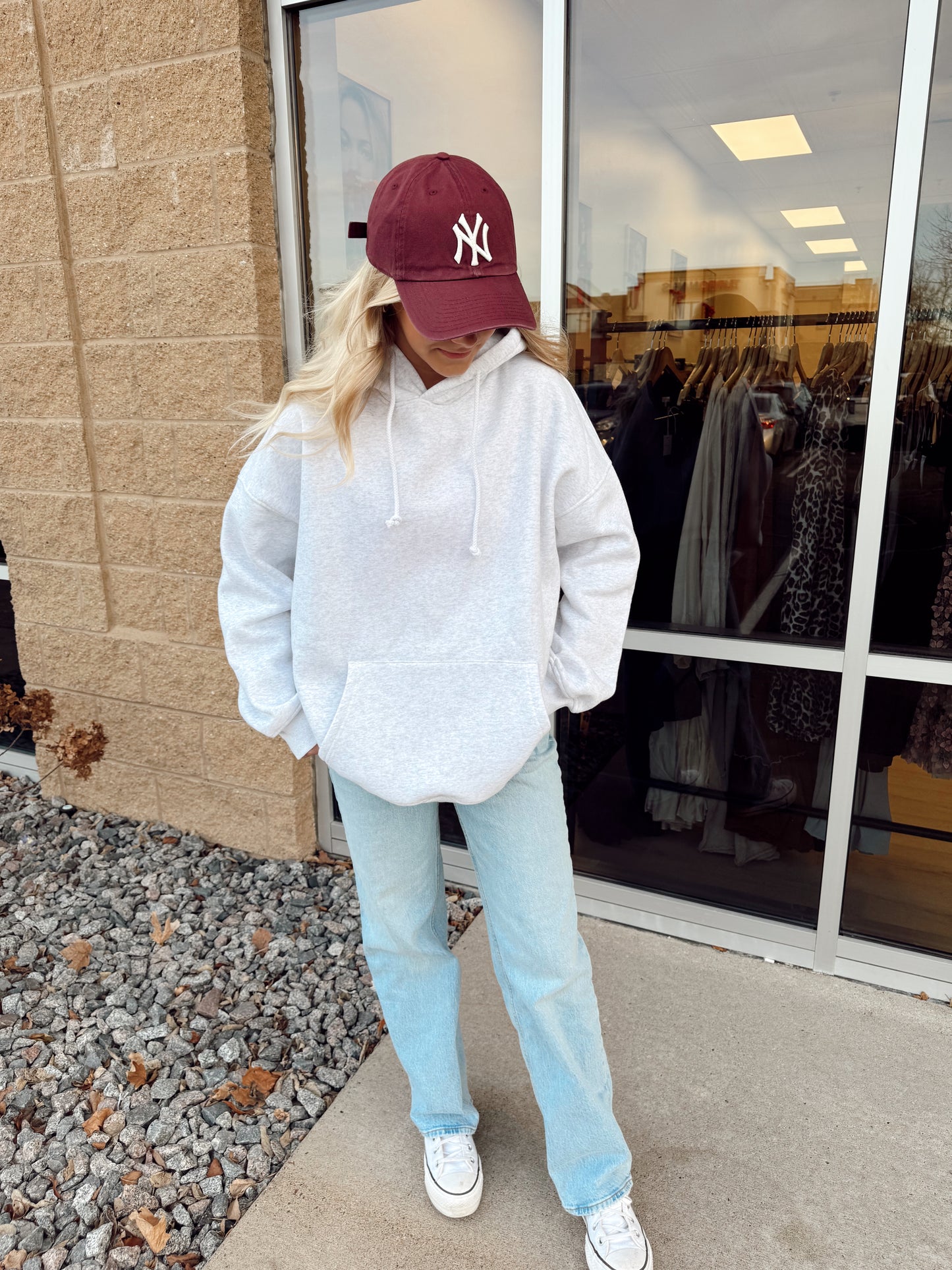 Heather Grey Hoodie