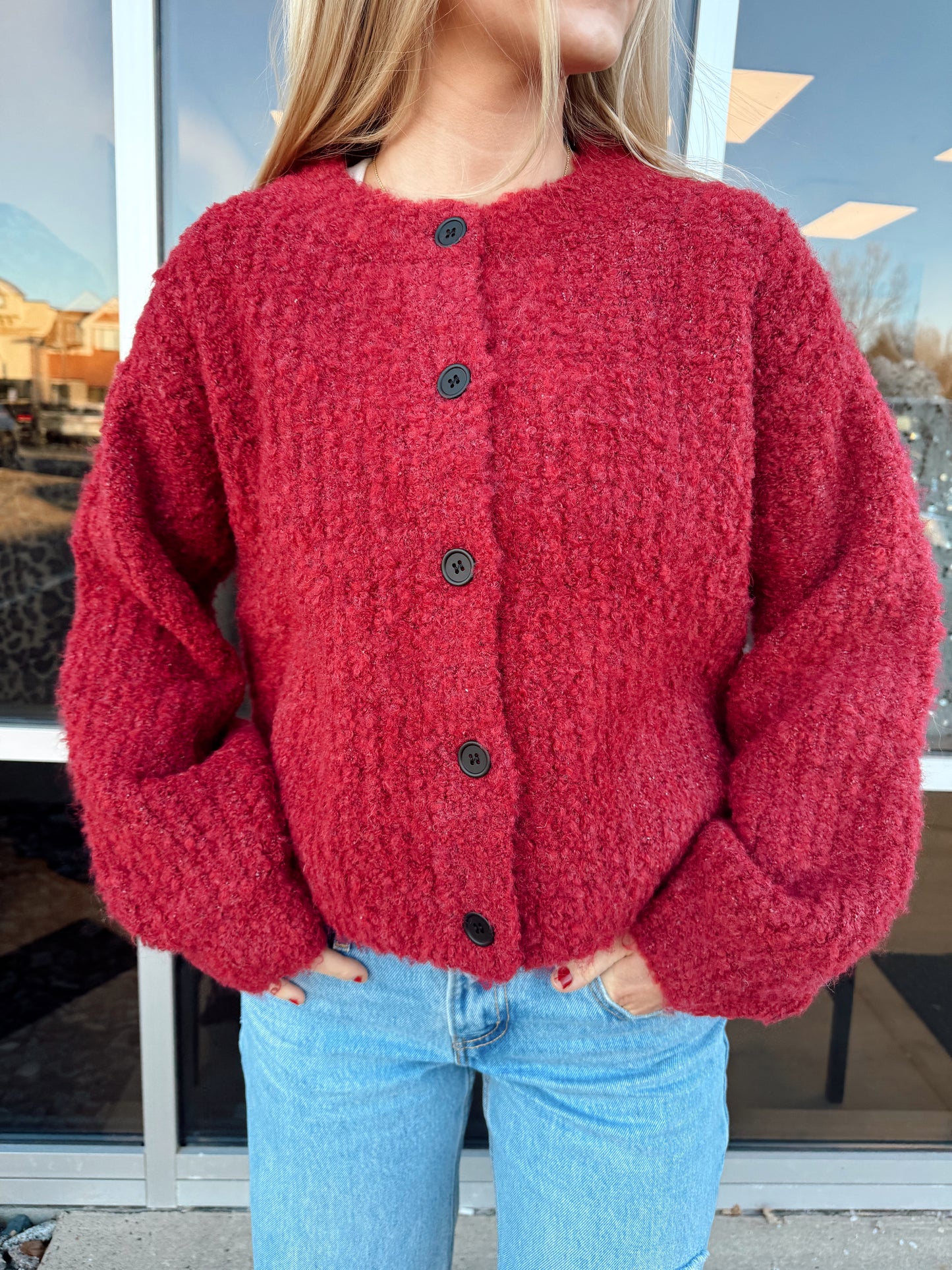 Cherry Cardigan Sweater