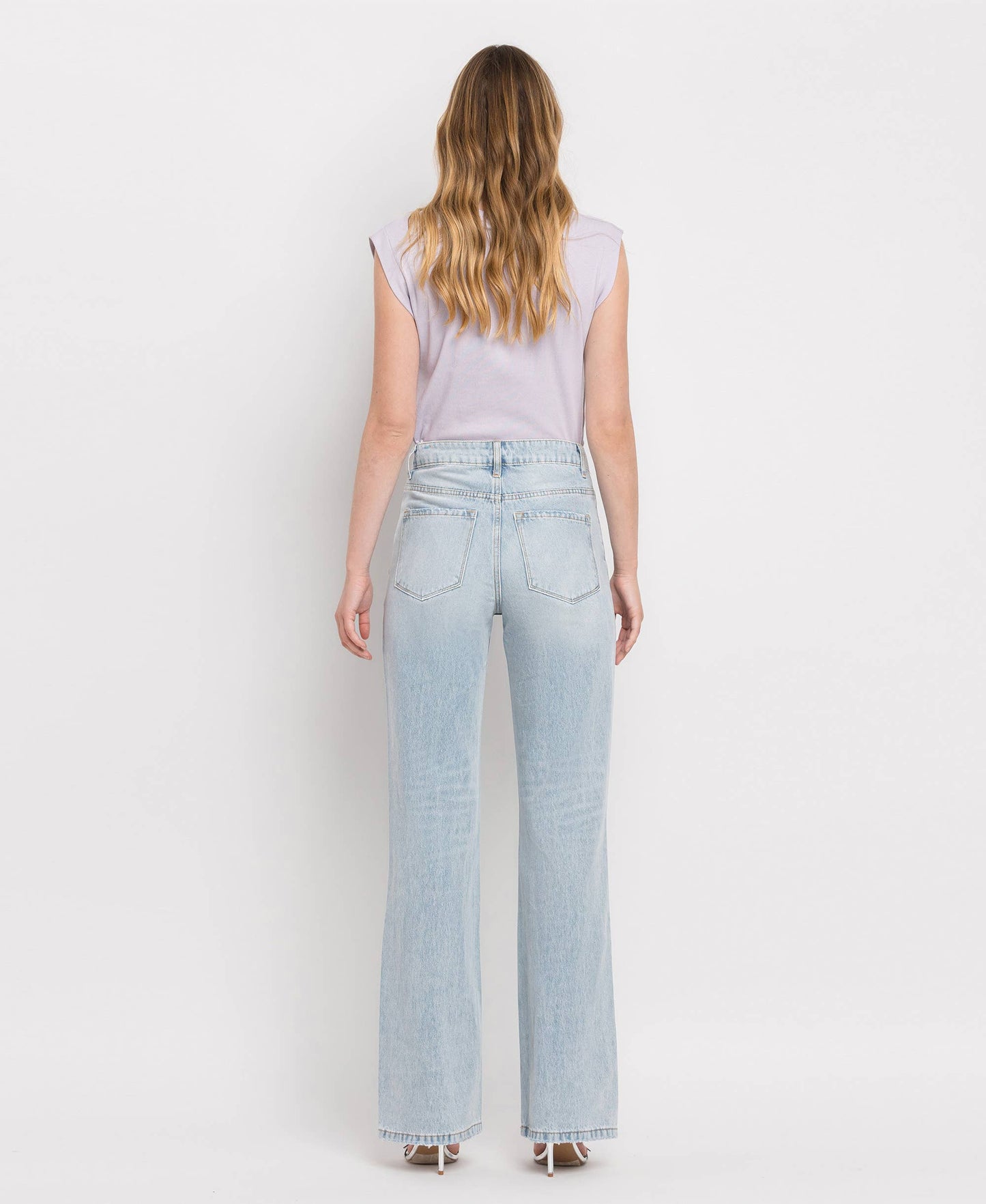 Light Wash Vintage Flare Jeans