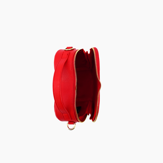 Mini Heart Breaker Crossbody Bag Red