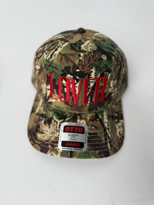 LOVER Camo Structured Hat