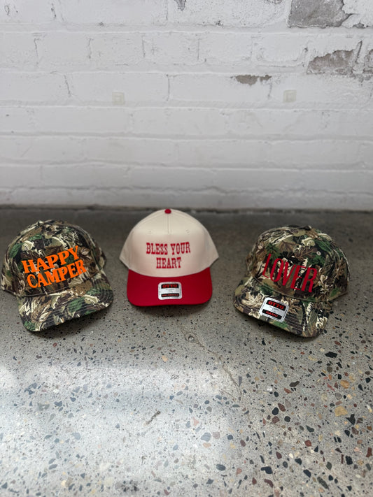 LOVER Camo Structured Hat