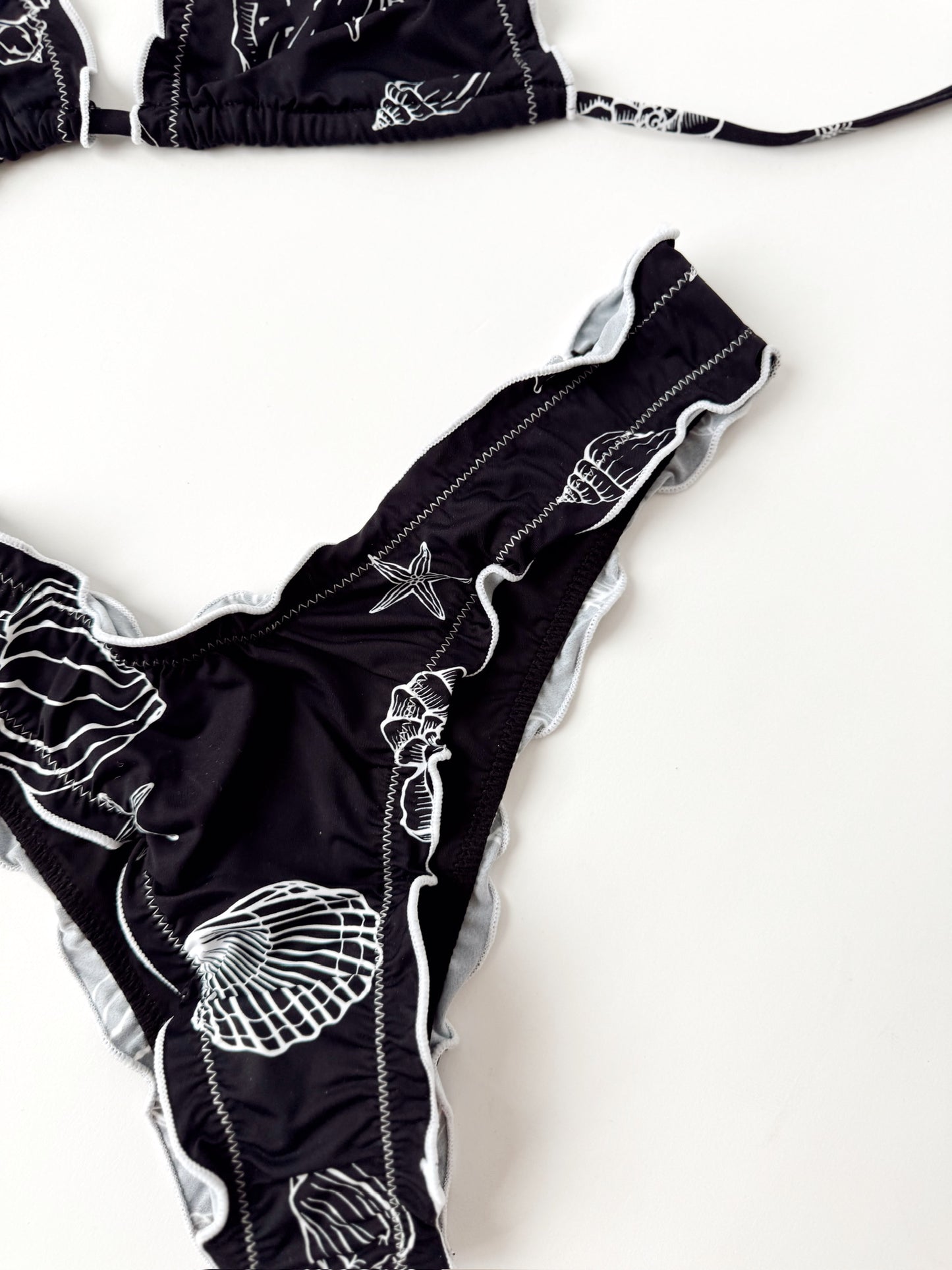 Black Seashell Bikini